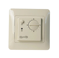 Терморегулятор механический Warmcoin VDT-245i для рамок AtlasDesign 3.6кВт 16А бежевый картинка 